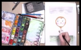 Изследвайте изкуството в съответствие с изследването в съответствие с дизайна с креативни платна