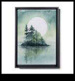 Лекомислено платно, рисуващо изображение според спокойствие с облекчаване според стреса